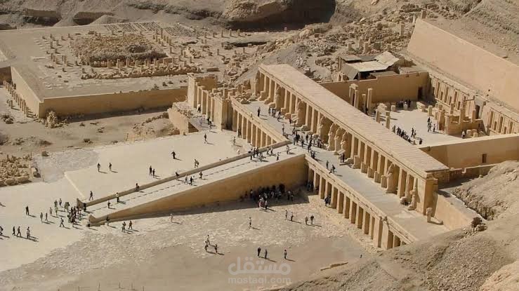 مشروع تخرج معبد الدير البحرى للملكة حتشبسوت