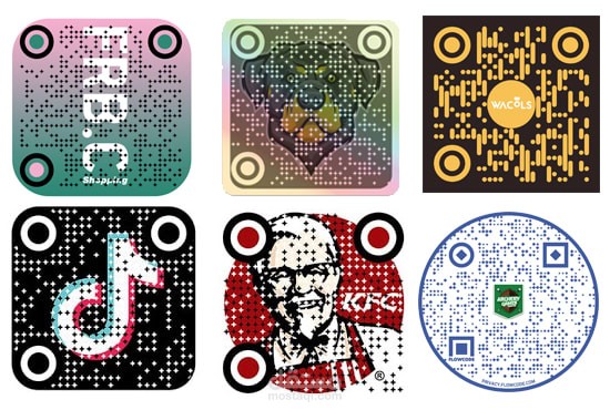 تصميم qr code  مخصص ومميز جدا فى تصميمة