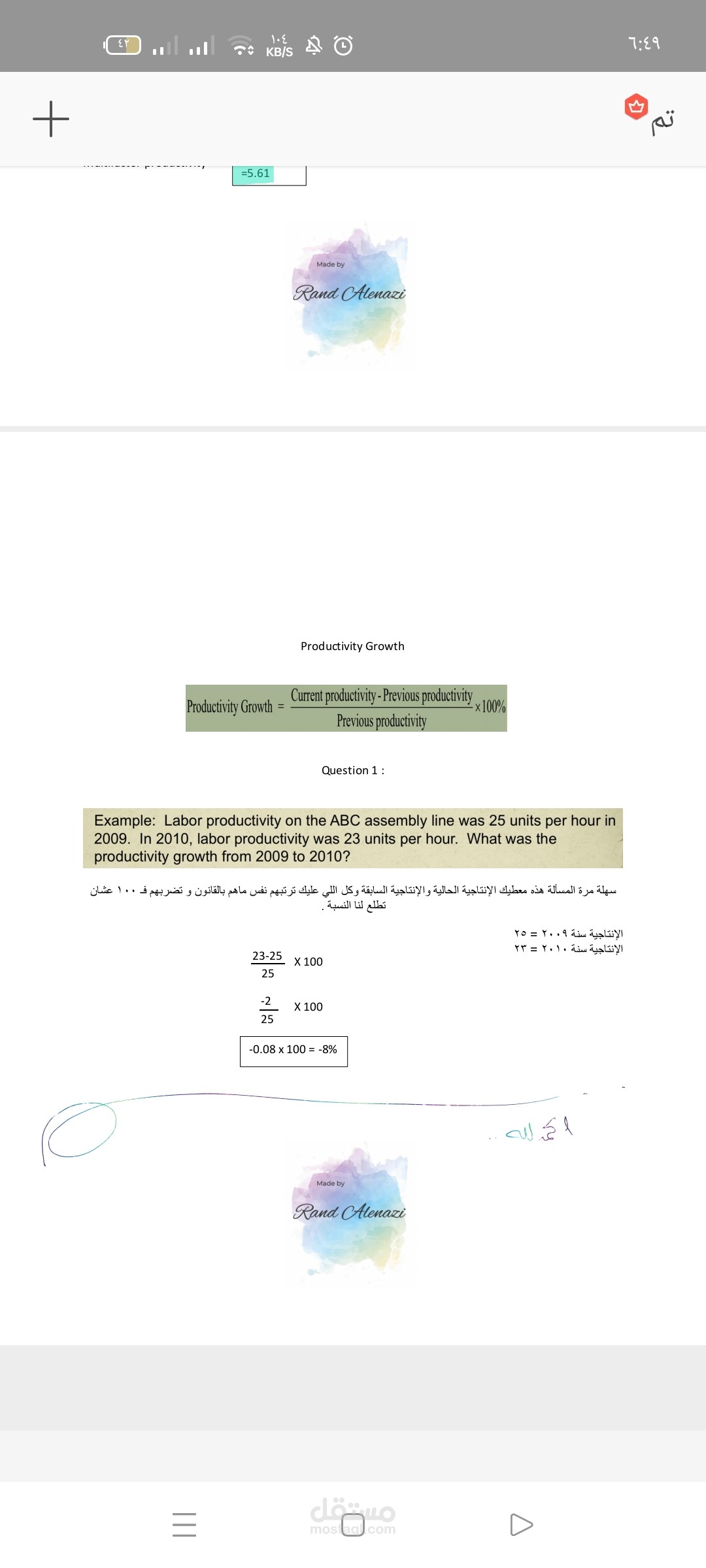 شرح قانون بسيط