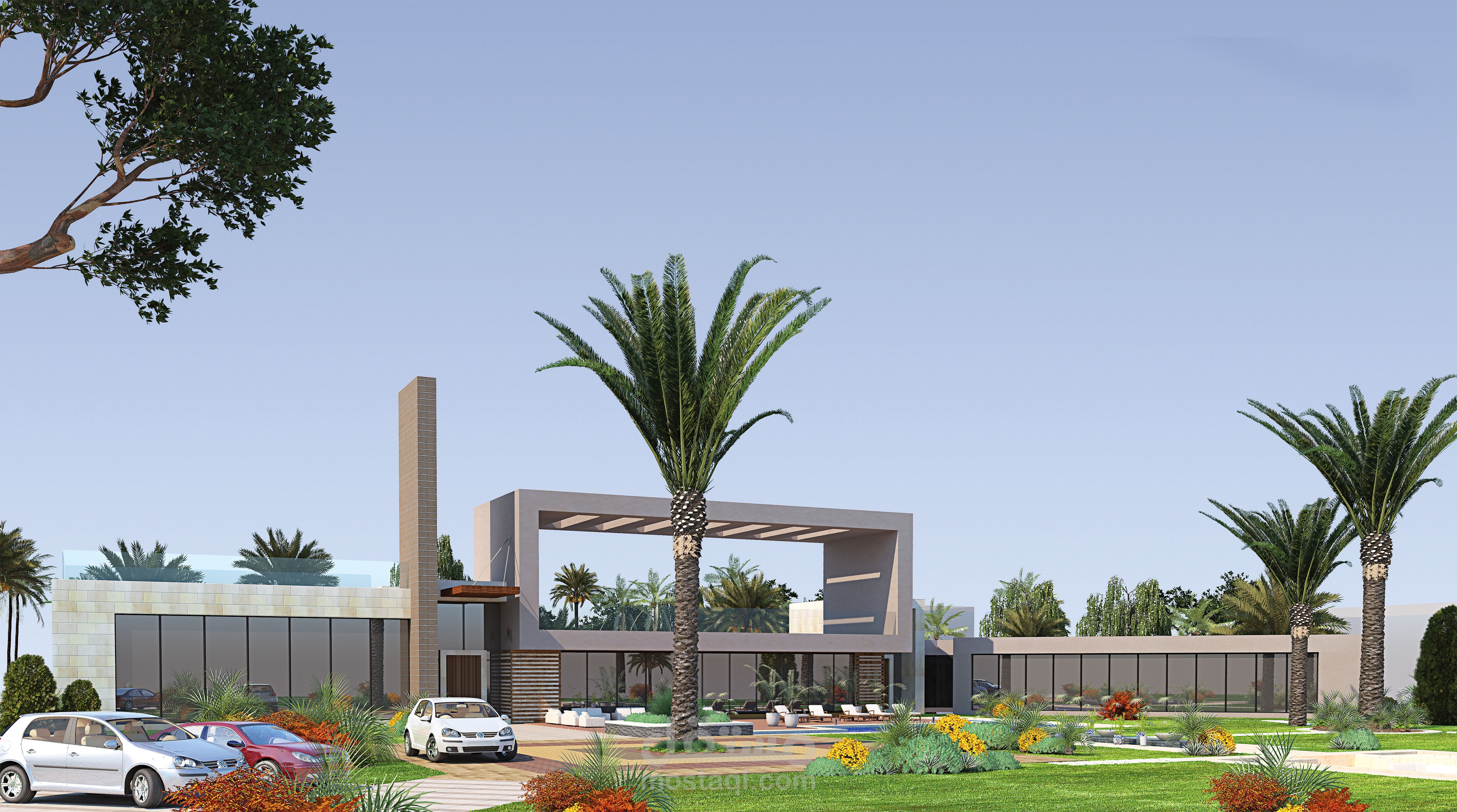 تصميم استراحة مودرن