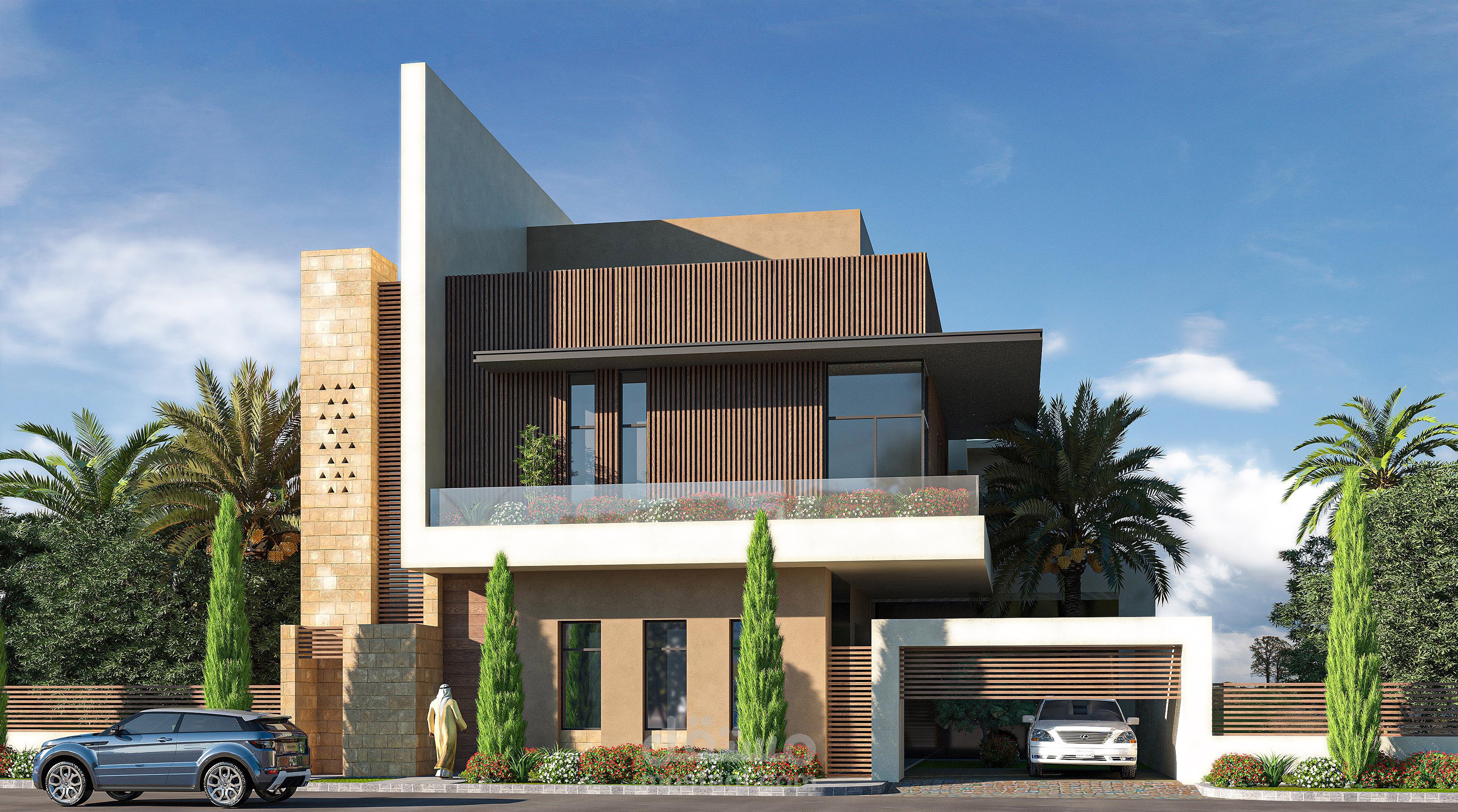 تصميم فيلا نجدي حديث