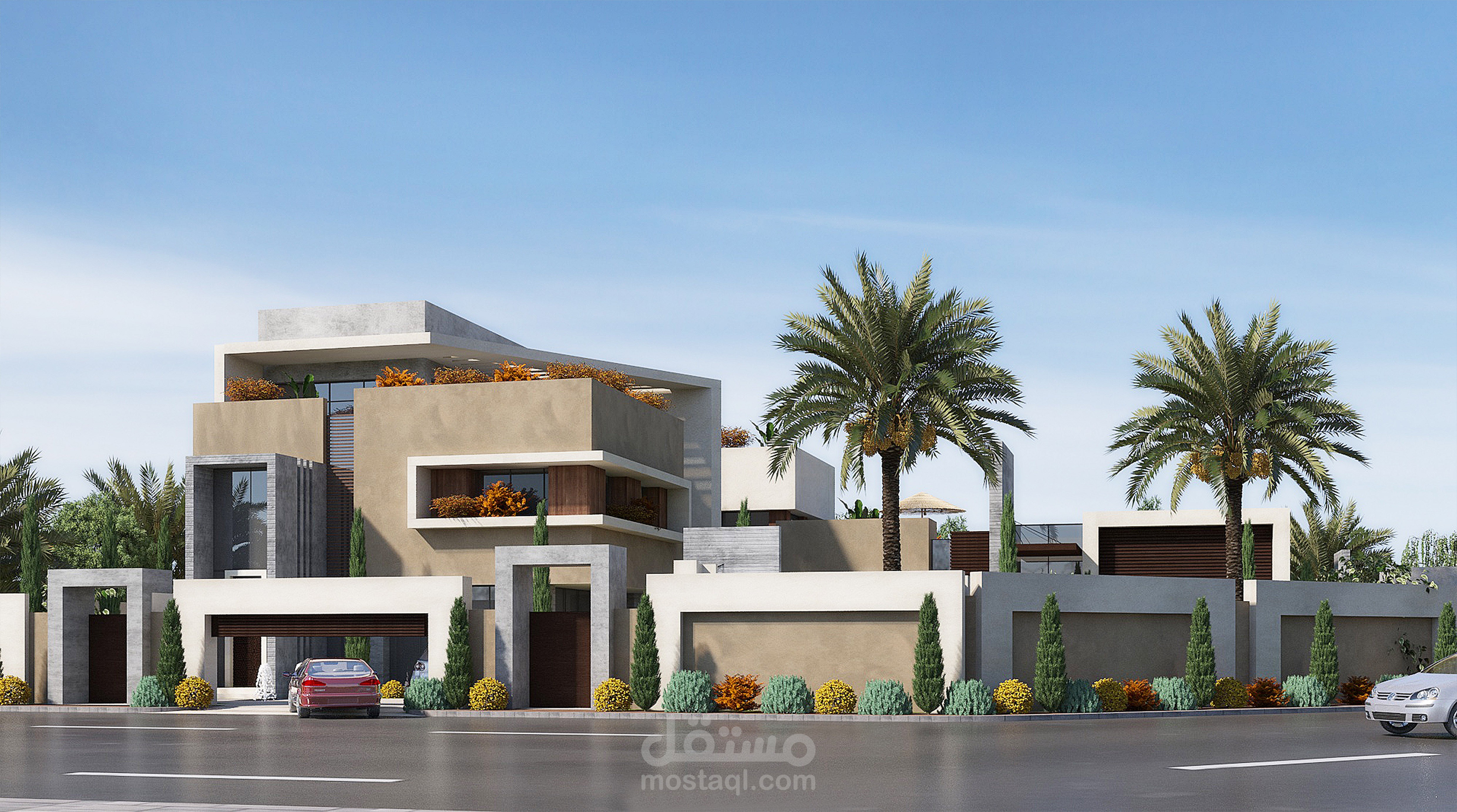 تصميم فيلا مودرن