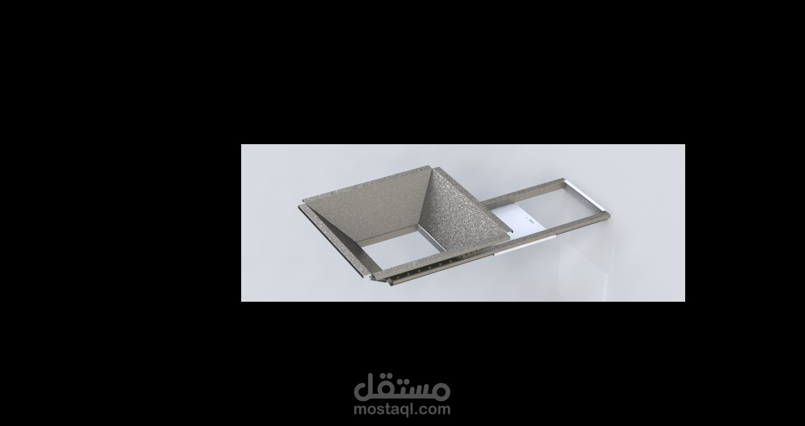 تصميم وتنفيذ  بوابة سايلو في مصنع بطاطس