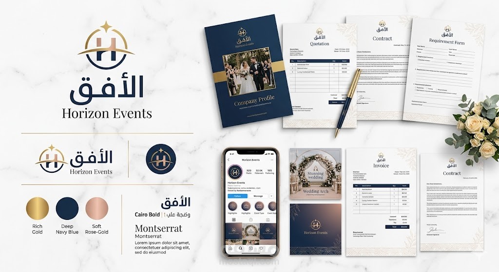 تصميم صور وهوية بصرية احترافية للعلامات التجارية والسوشيال ميديا