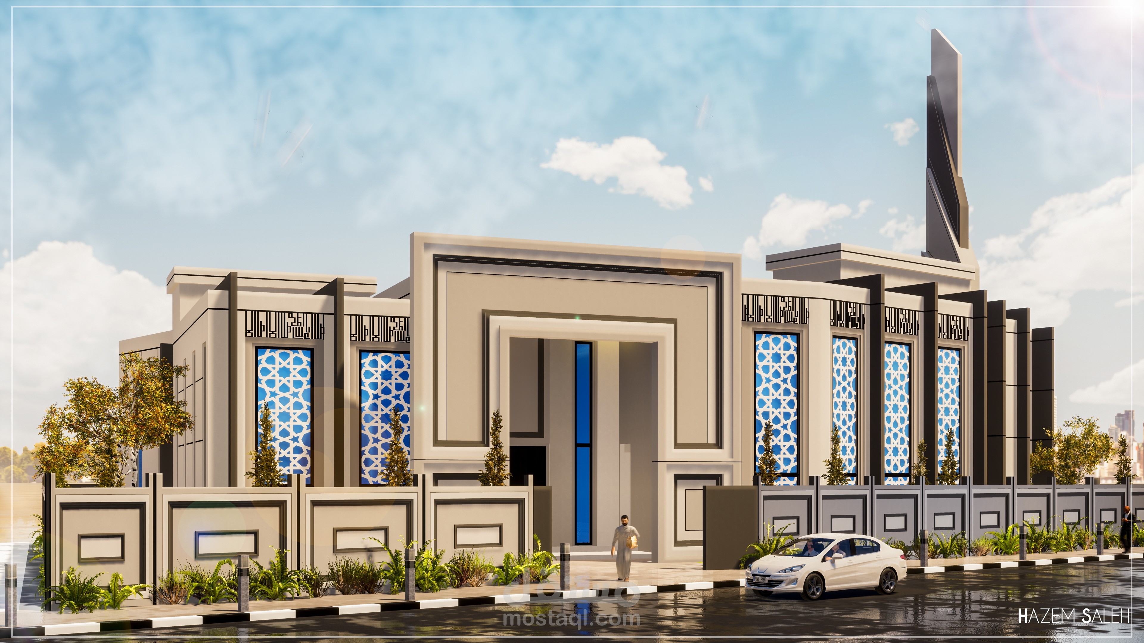 Modern Mosque Design - Exterior Shot