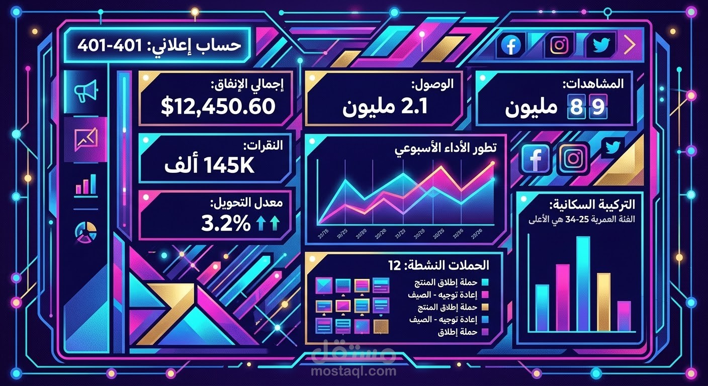 ادارة الحسابات الاعلانية