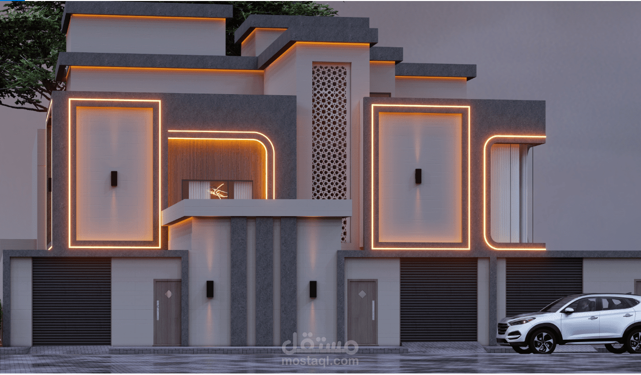 تصميم فيلا بالمملكه العربيه السعوديه