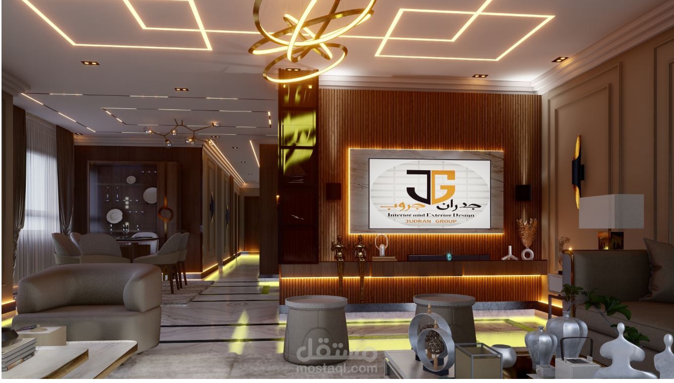 مشروع تصميم وحده سكنيه بكبموند الخمايل بطراز نيوكلاسيك
