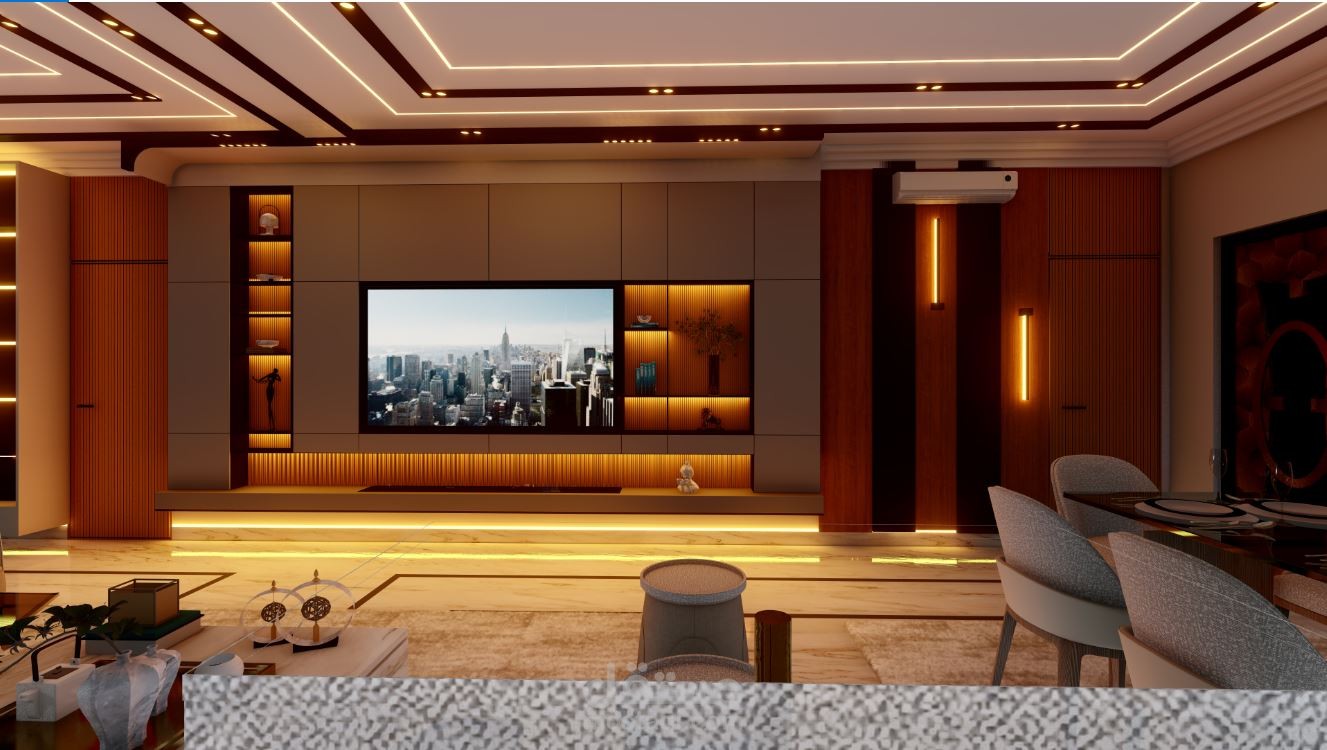 مشروع تصميم وحده سكنيه بطراز نيوكلاسيك