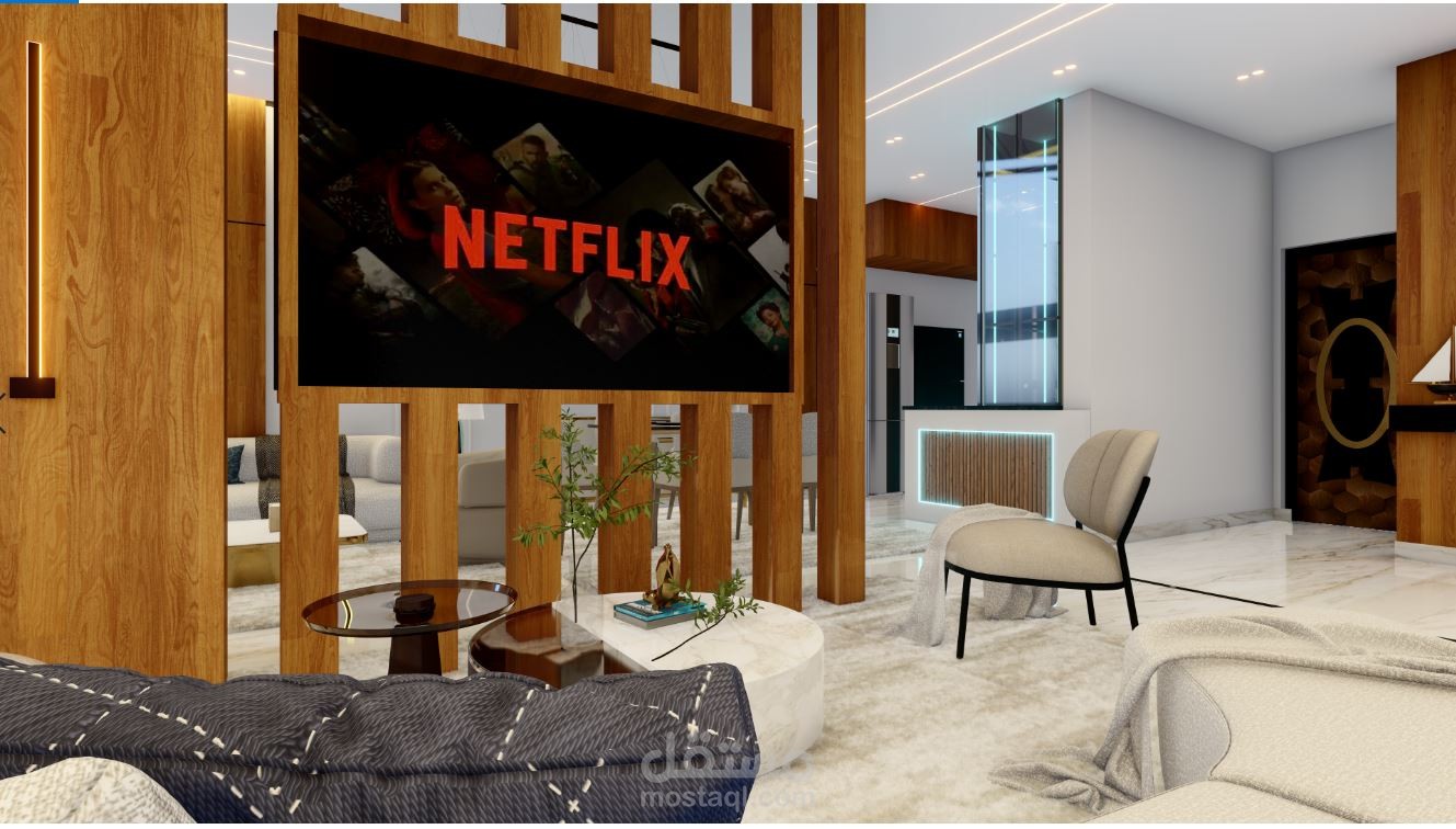 مشروع تصميم وحده سكنيه بطراز نيوكلاسيك