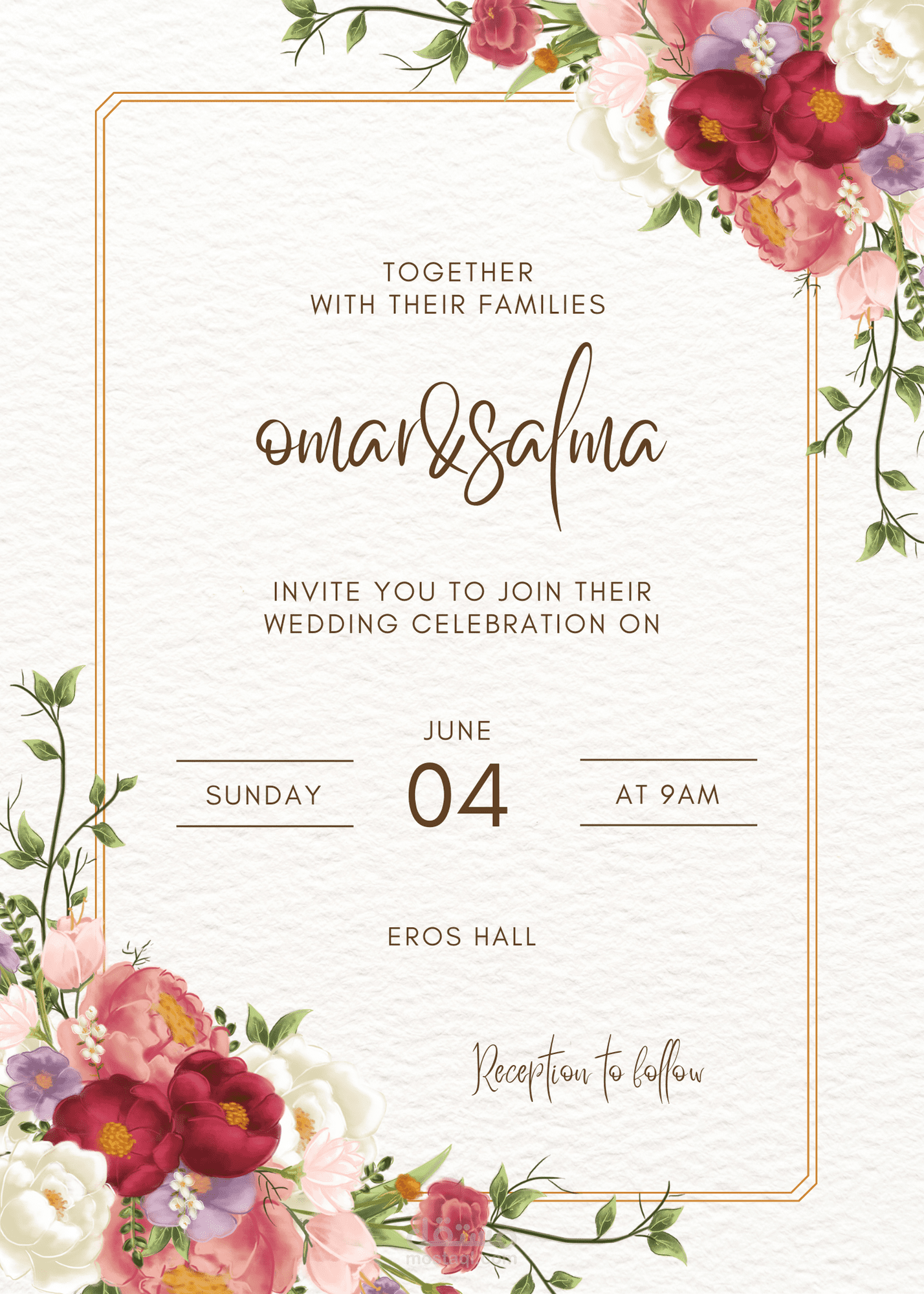 wedding invitation