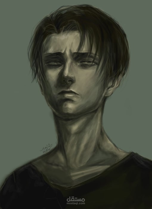 رسم شخصية أنمي ديجيتال