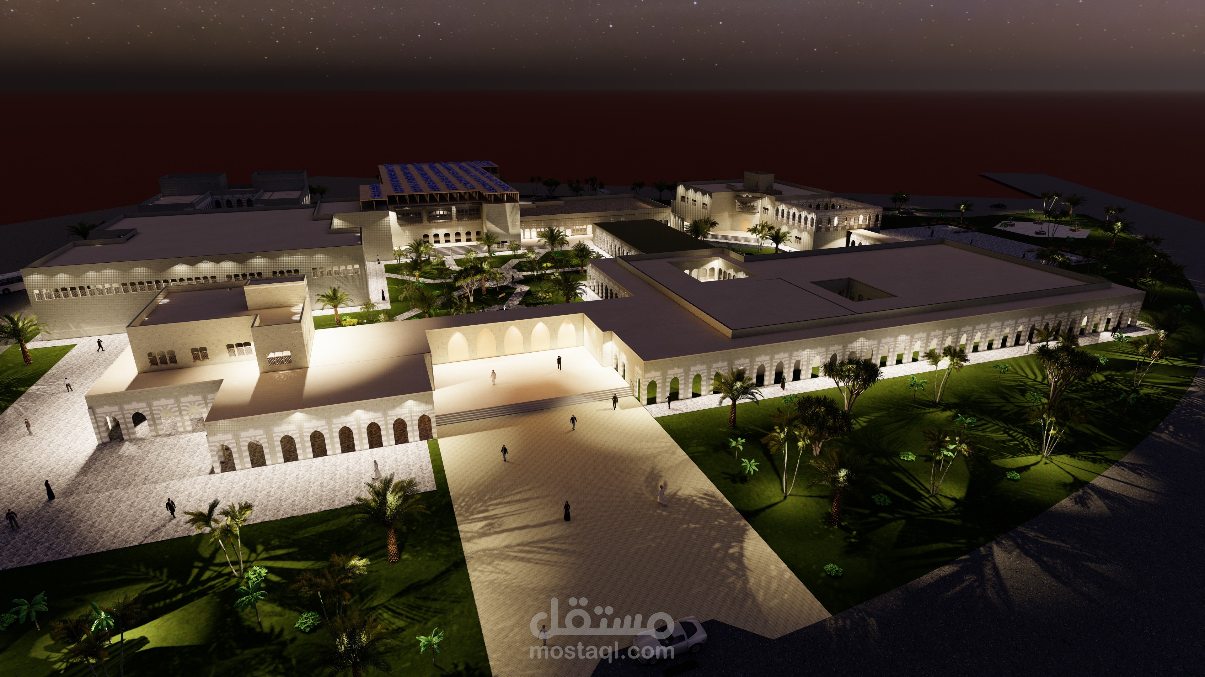 (مركز المنصوري)مركز ثقافي على الطراز الاسلامي