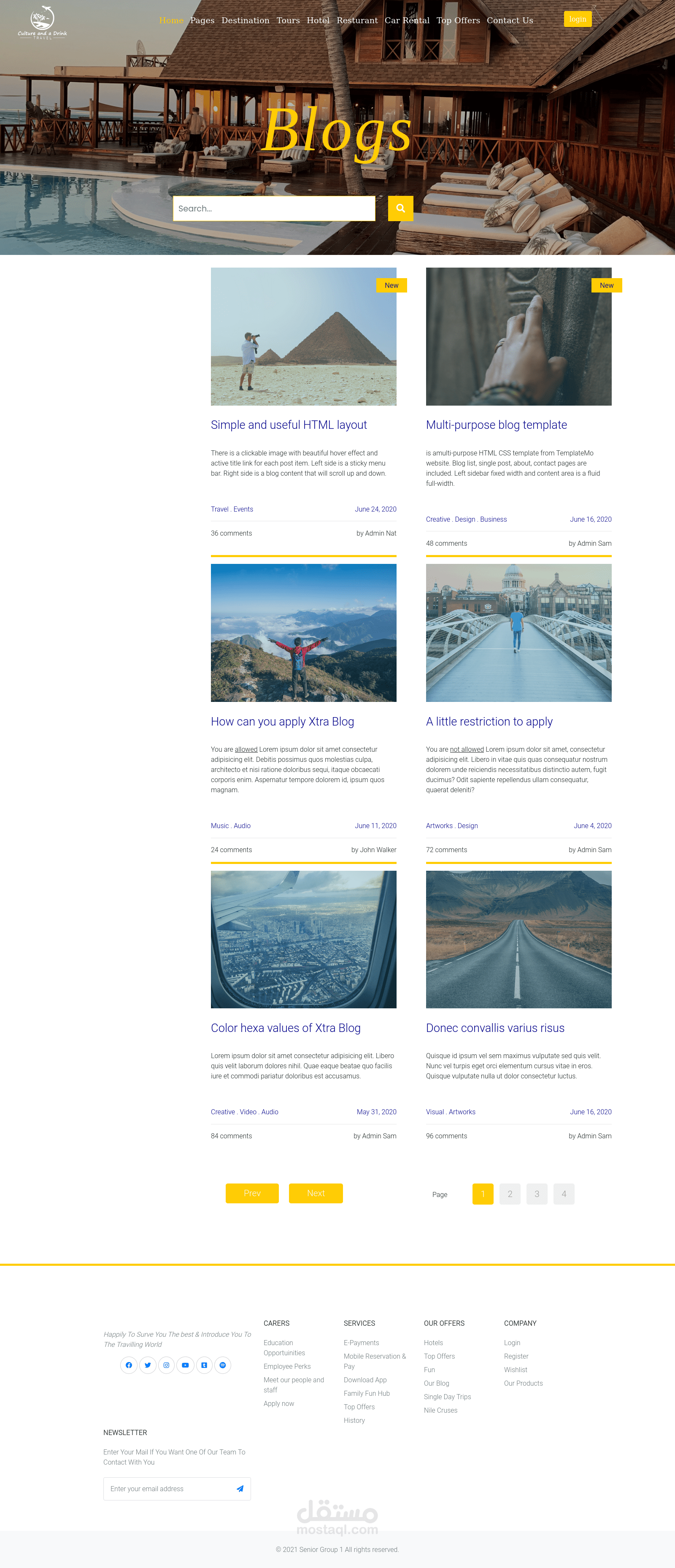 Travel Agancy website