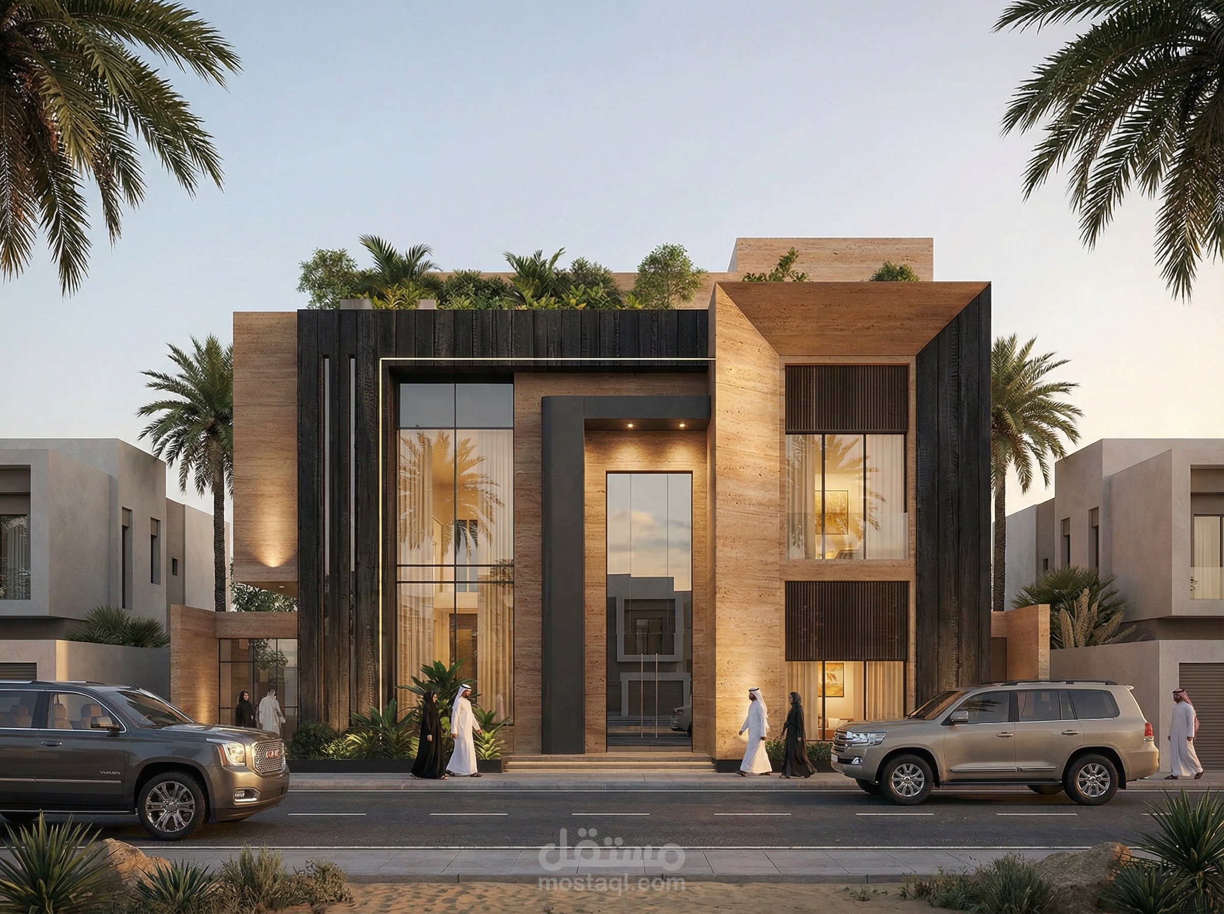 تصميم مخطط فيلا سكنية منفصلة – المملكة العربية السعودية