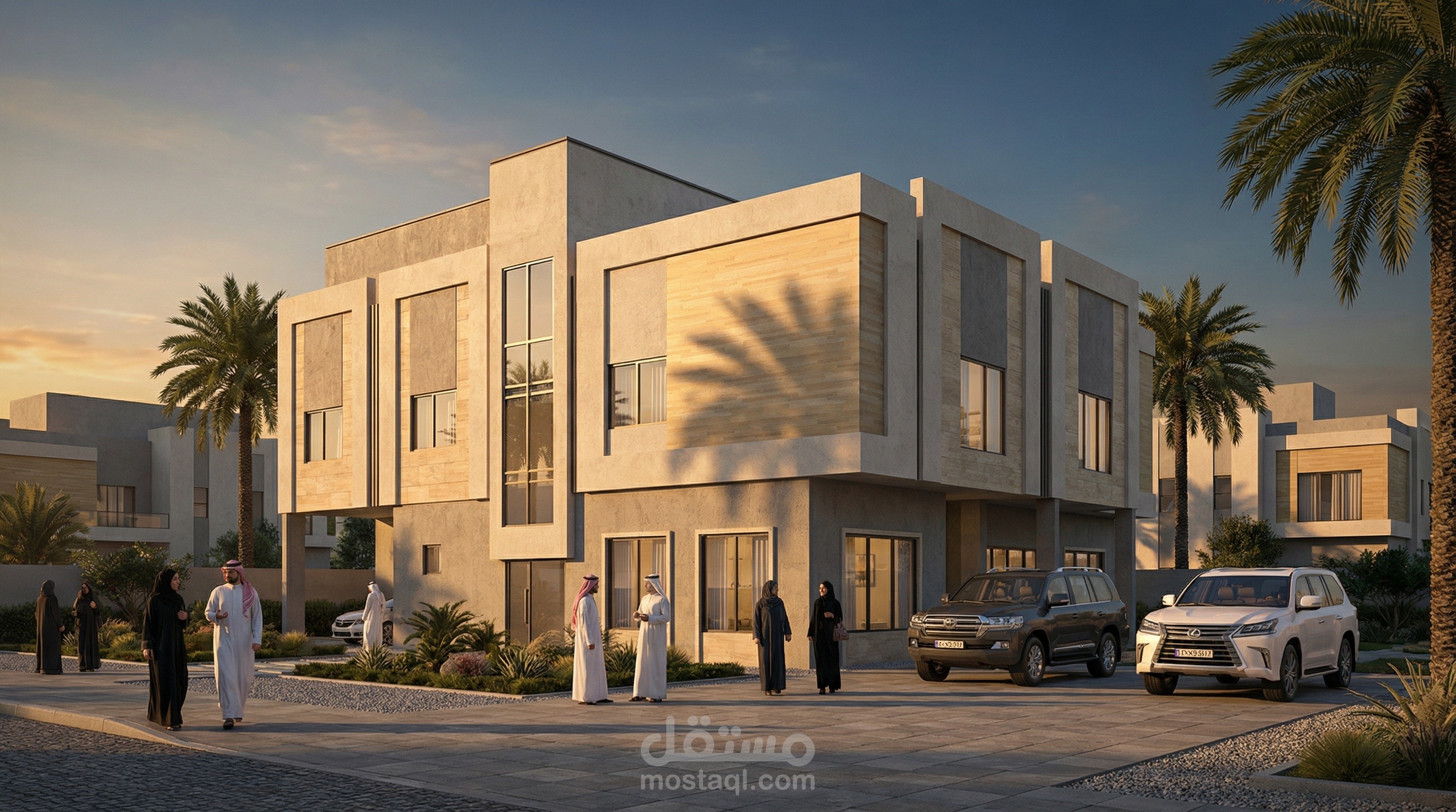 تصميم مخطط فيلا سكنية وحدتين منفصلتين – المملكة العربية السعودية