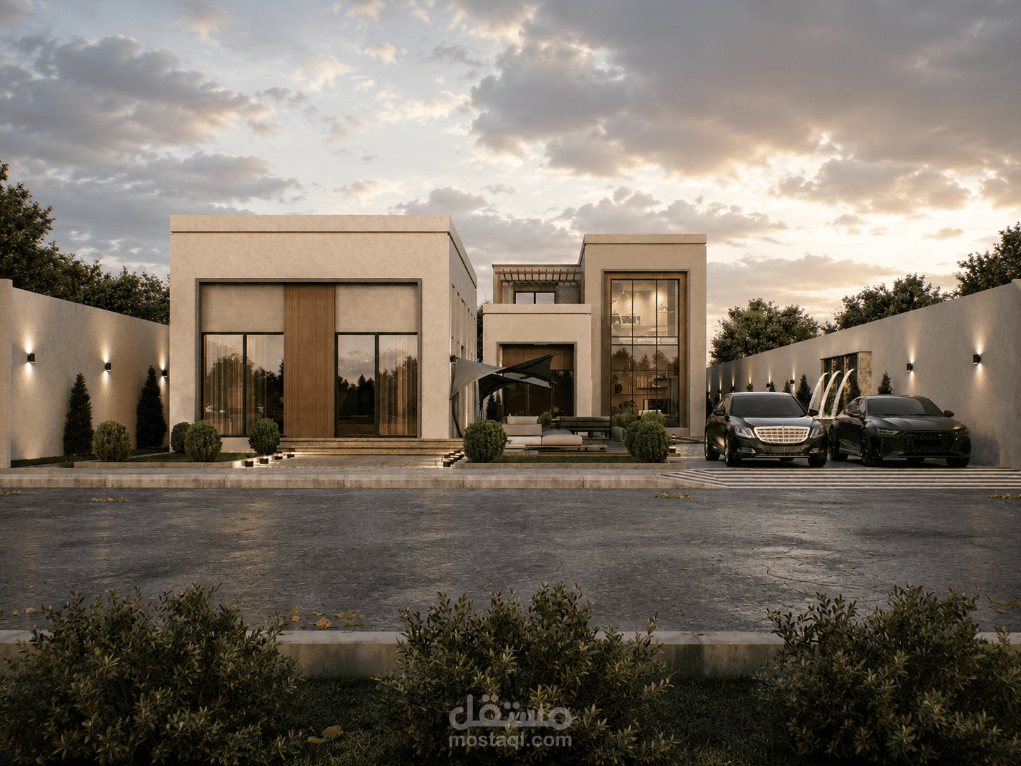 فيلا سكنية فاخرة بتصميم عصري - المملكة العربية السعودية