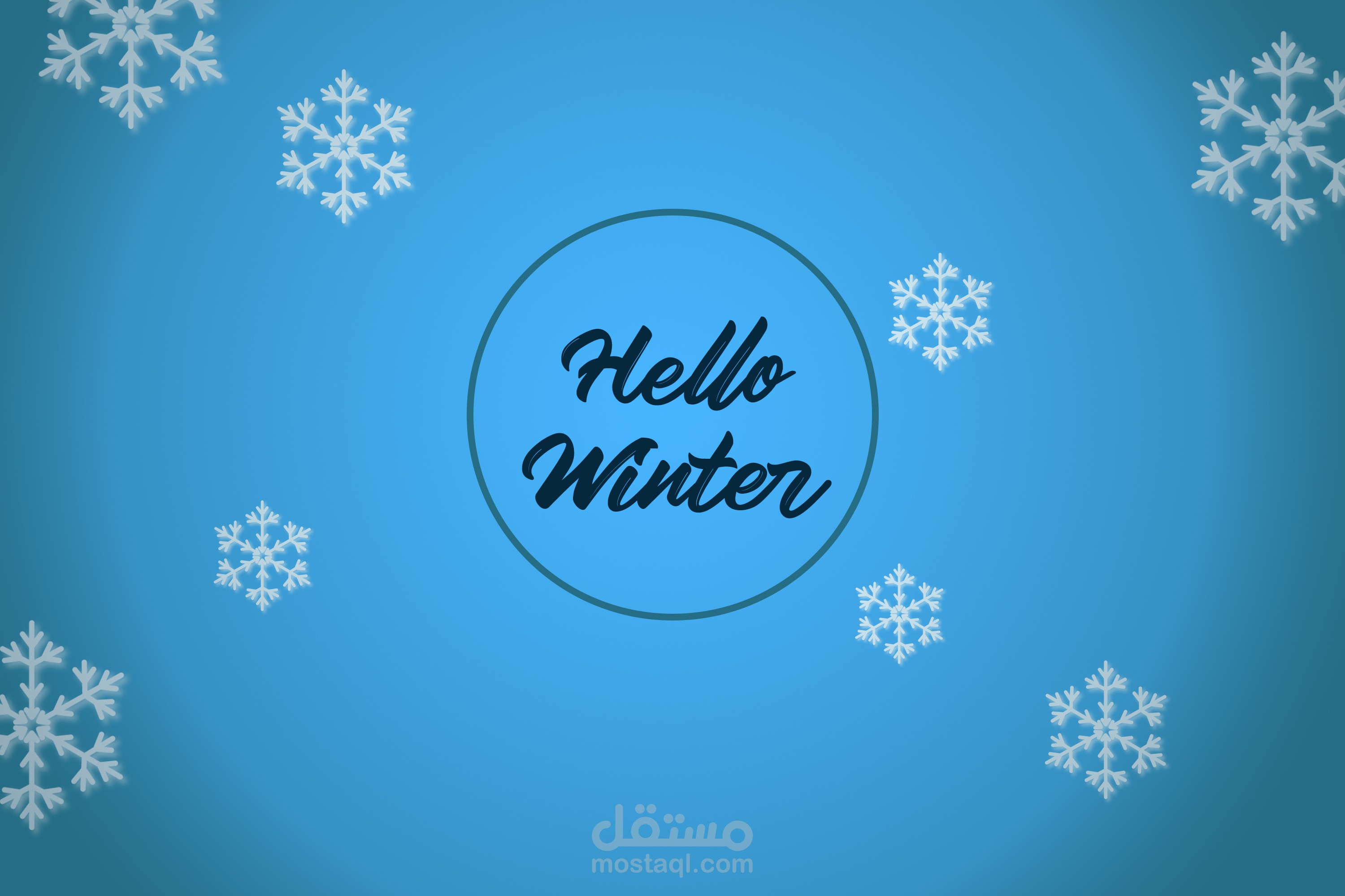 (socialMedia design)Hello winter