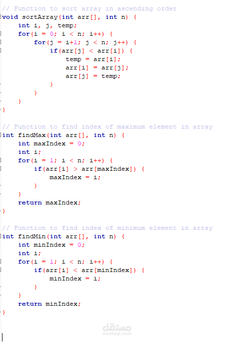C language programming