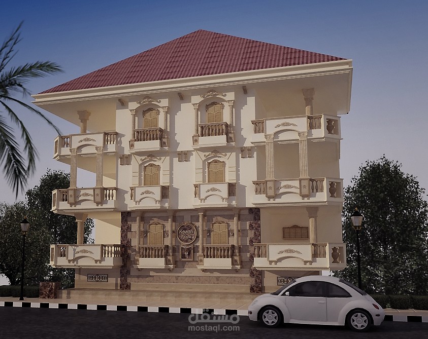 تصميم مبني خارجي