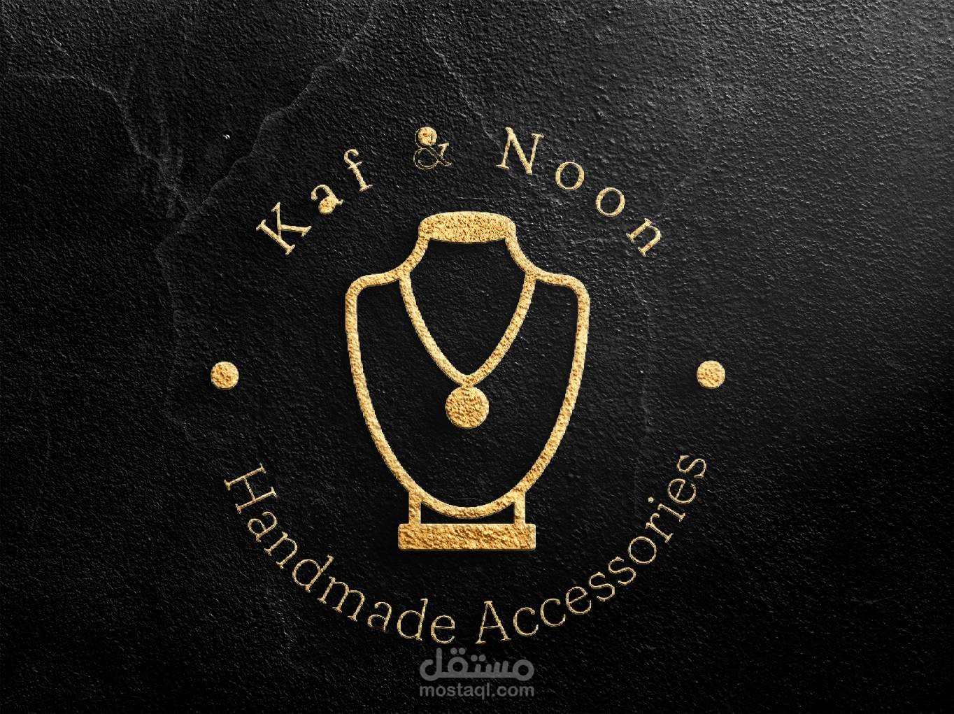 تصميم لوجو لمحل بيع اكسسورات صناعة يد