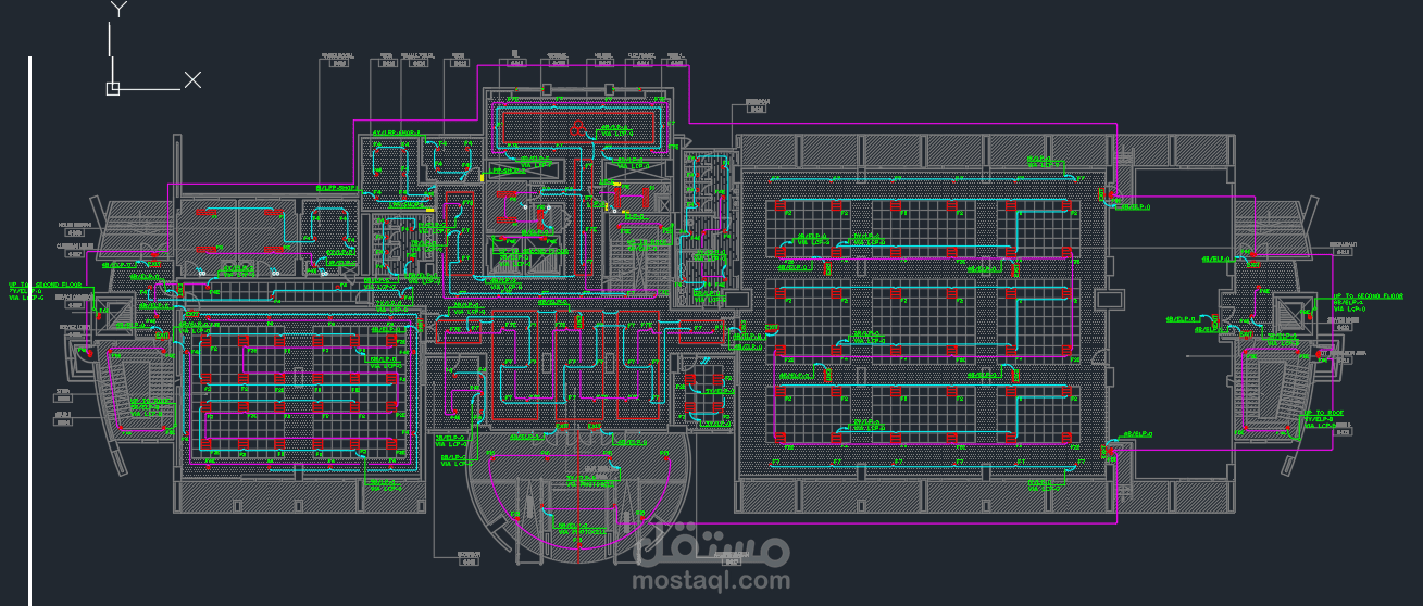 تصميم أنظمة الكهرباء لمبنى اداري