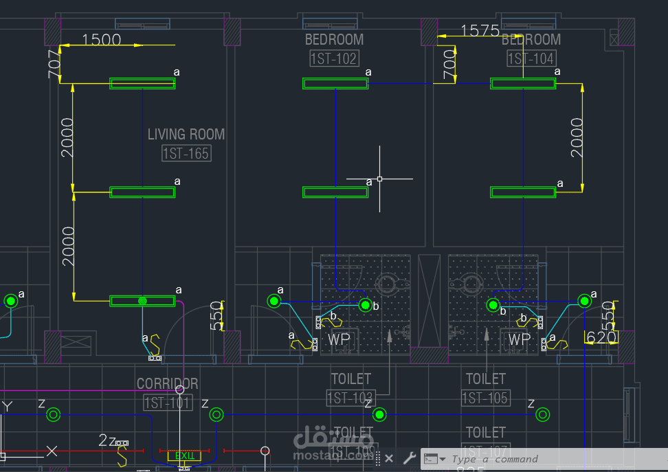 عمل الرسومات التنفيذية لمبنى طبى