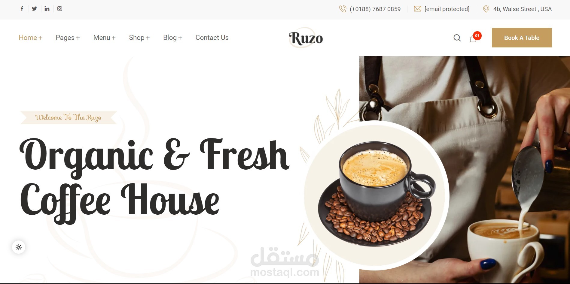 restaurant website