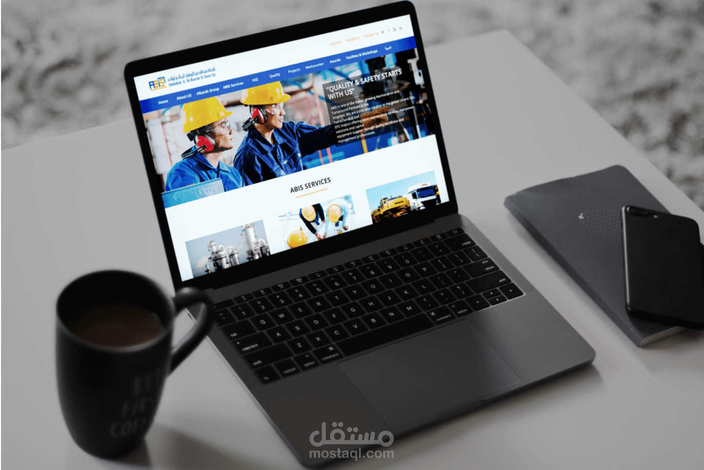 تصميم موقع تعريفي