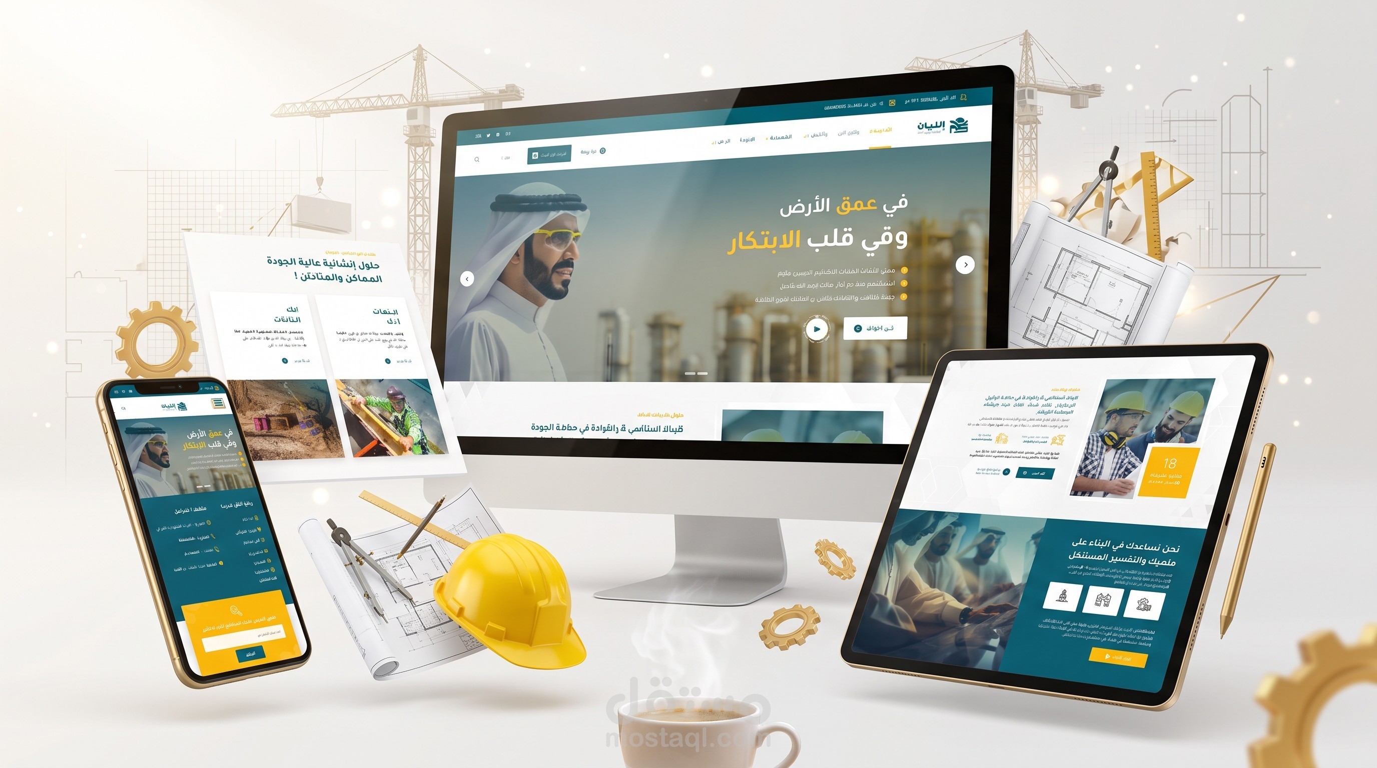 تصميم موقع تعريفي لشركة