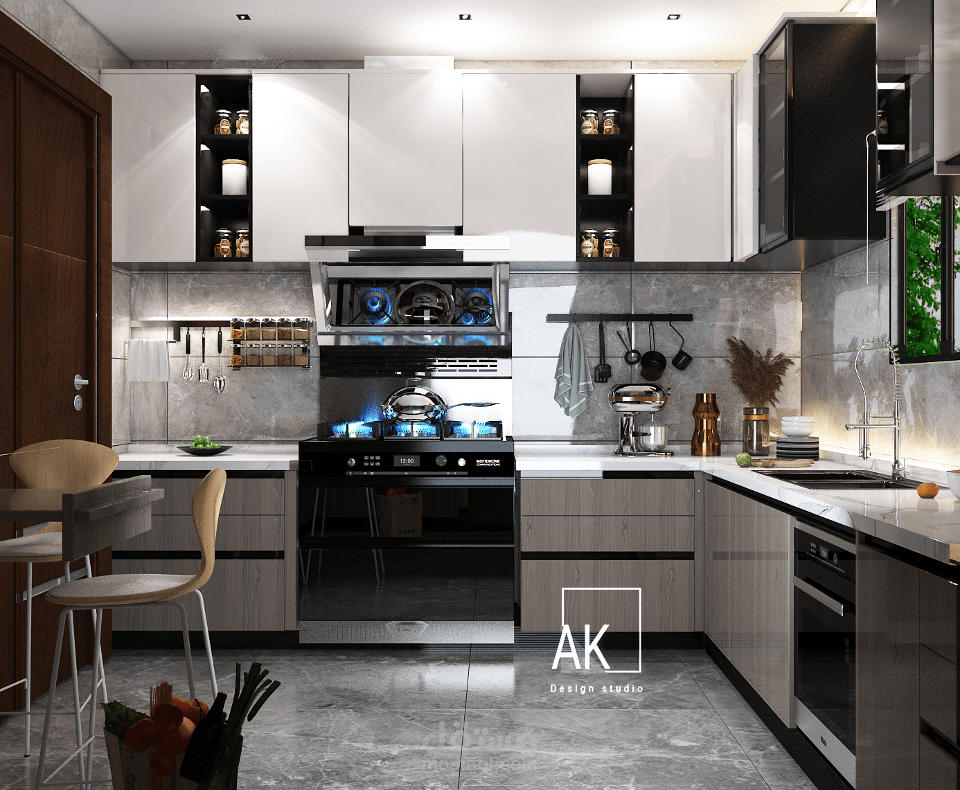 تصميم مطبخ عصري kitchen design