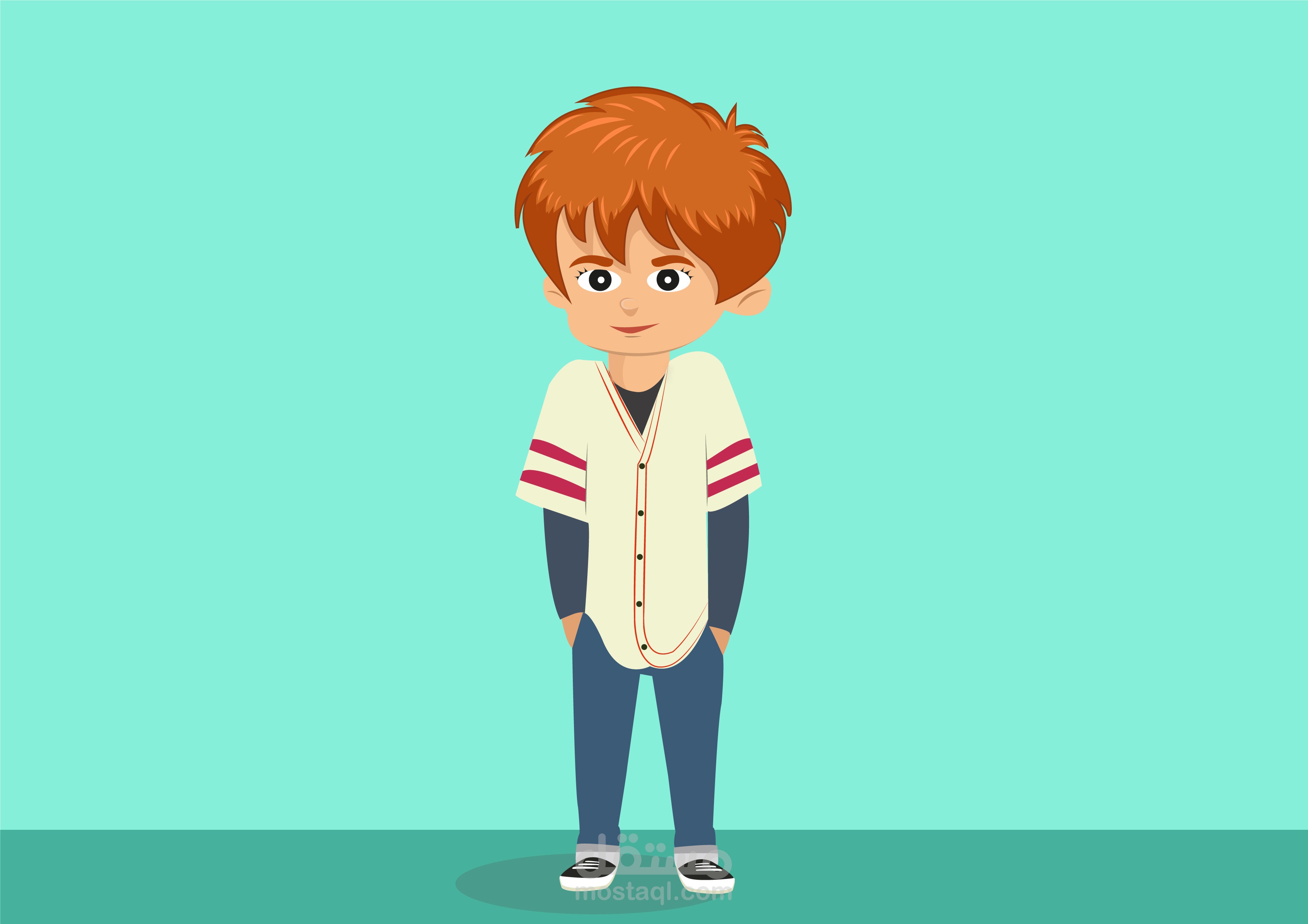 شخصية كرتونية افتراضية