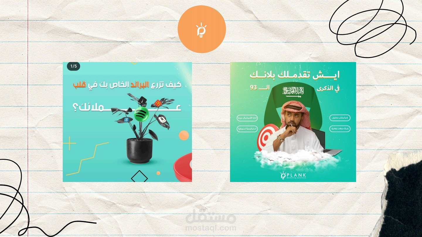 اعلان سوشيال ميديا (تصميص و Description)