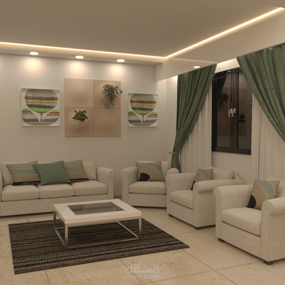 جزء من غرفة معيشة لأحد العملاء لدينا