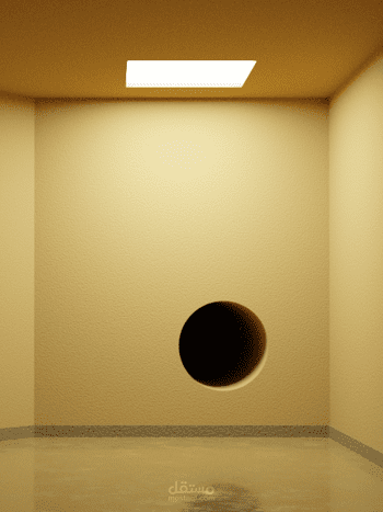3D Backrooms Scene Using Blender