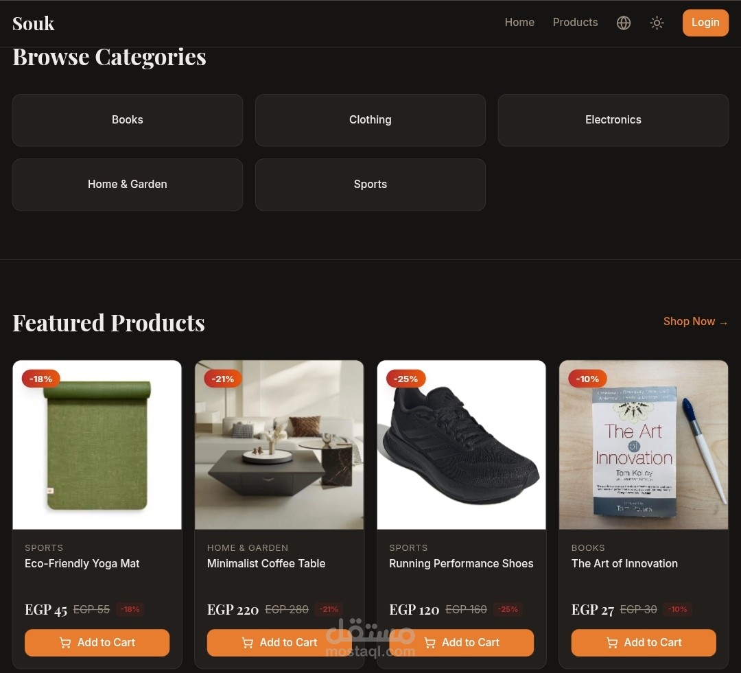 E-commerce Souk-commerce