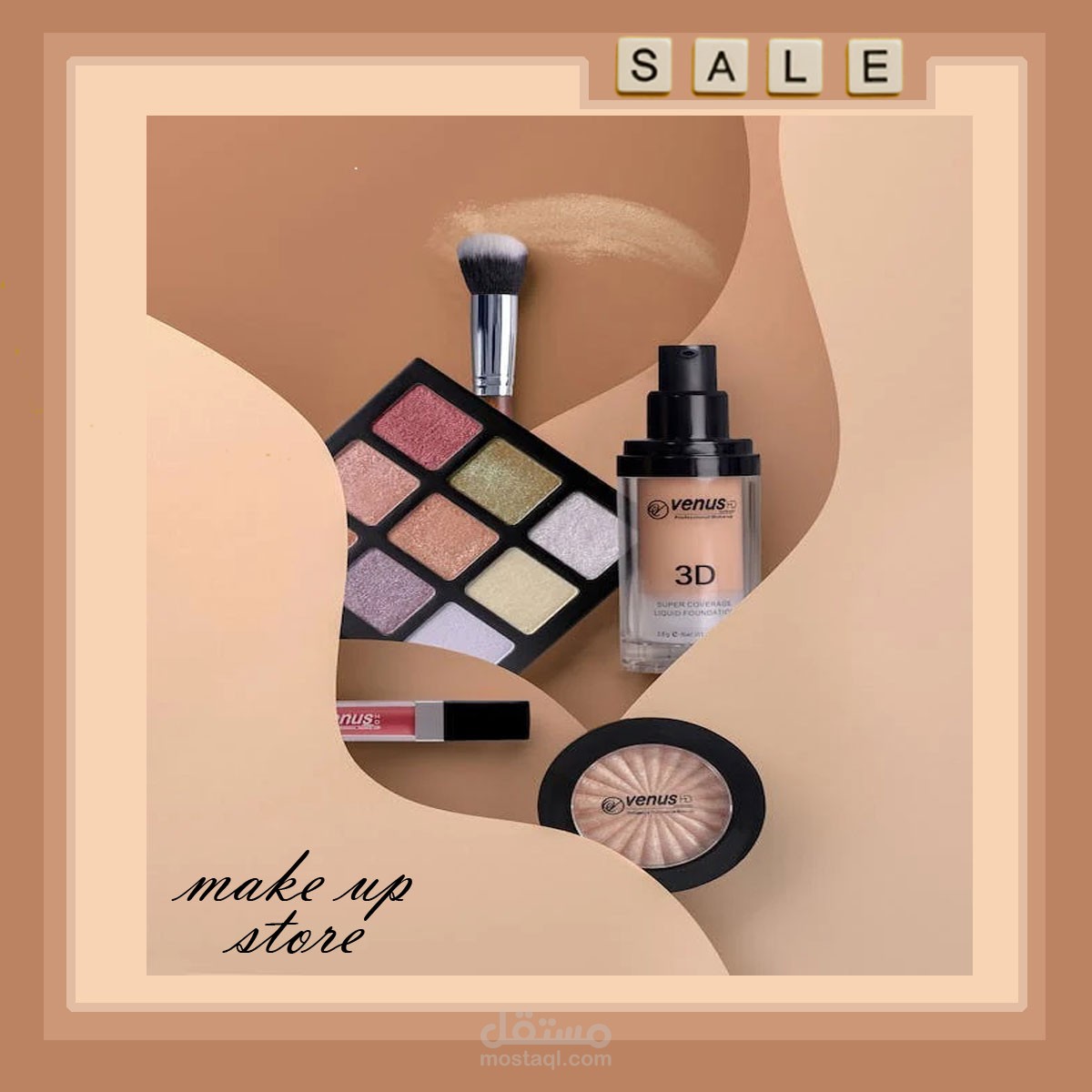 make up social media design
