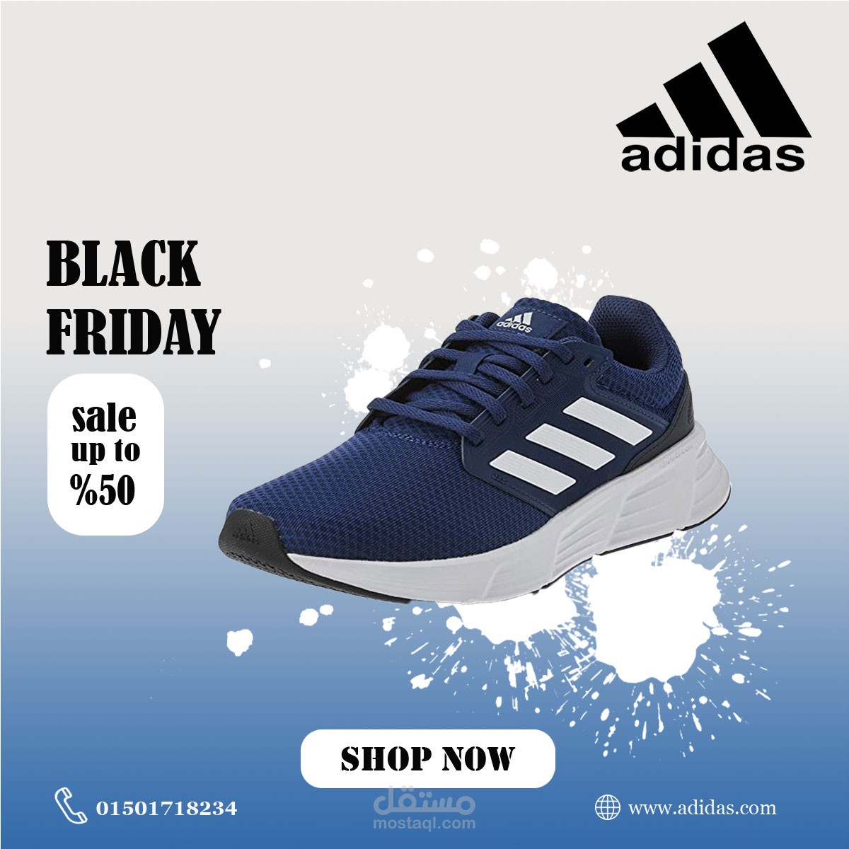 تصميم اديداز سوشيال ميديا