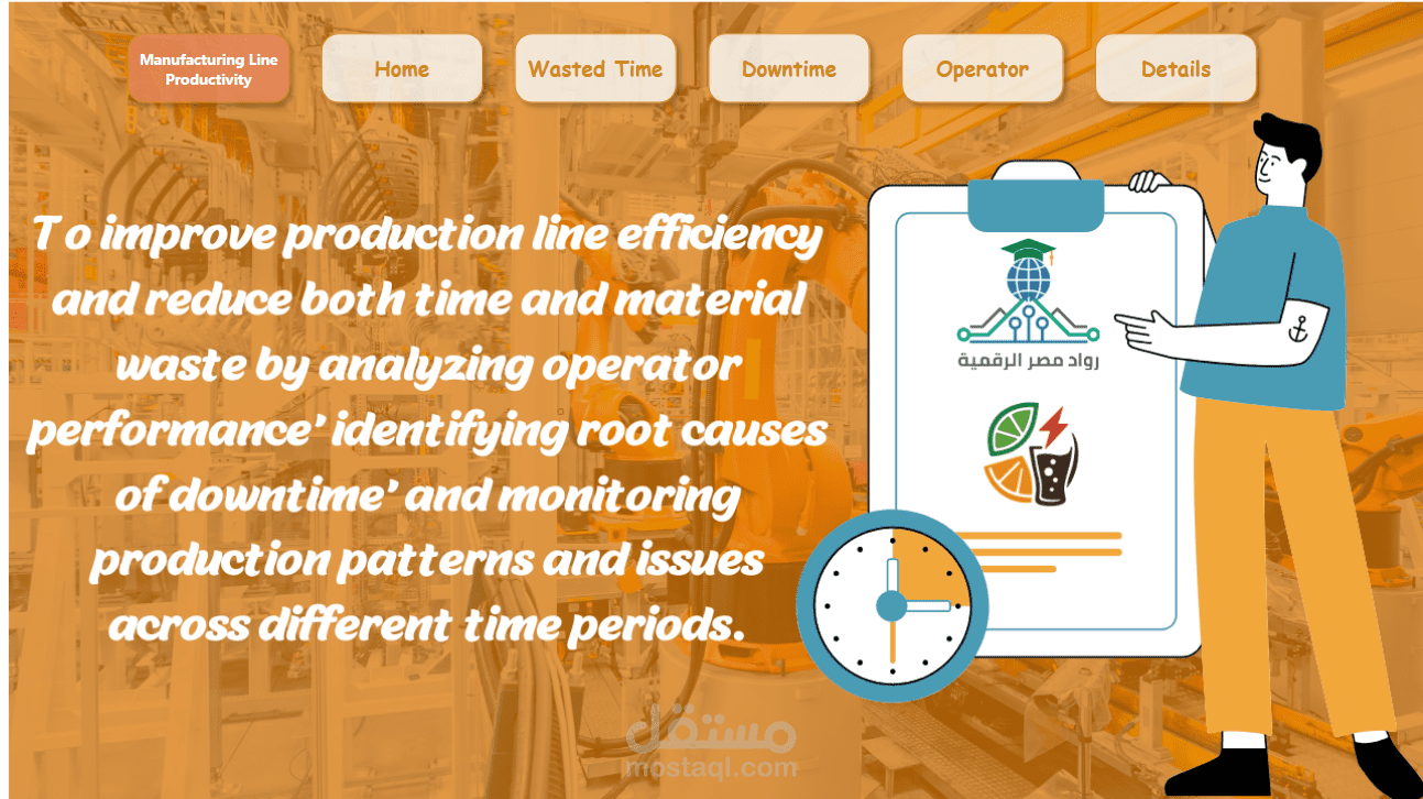 تحليل شامل لإنتاجية خطوط الإنتاج في مصنع مشروبات غازية