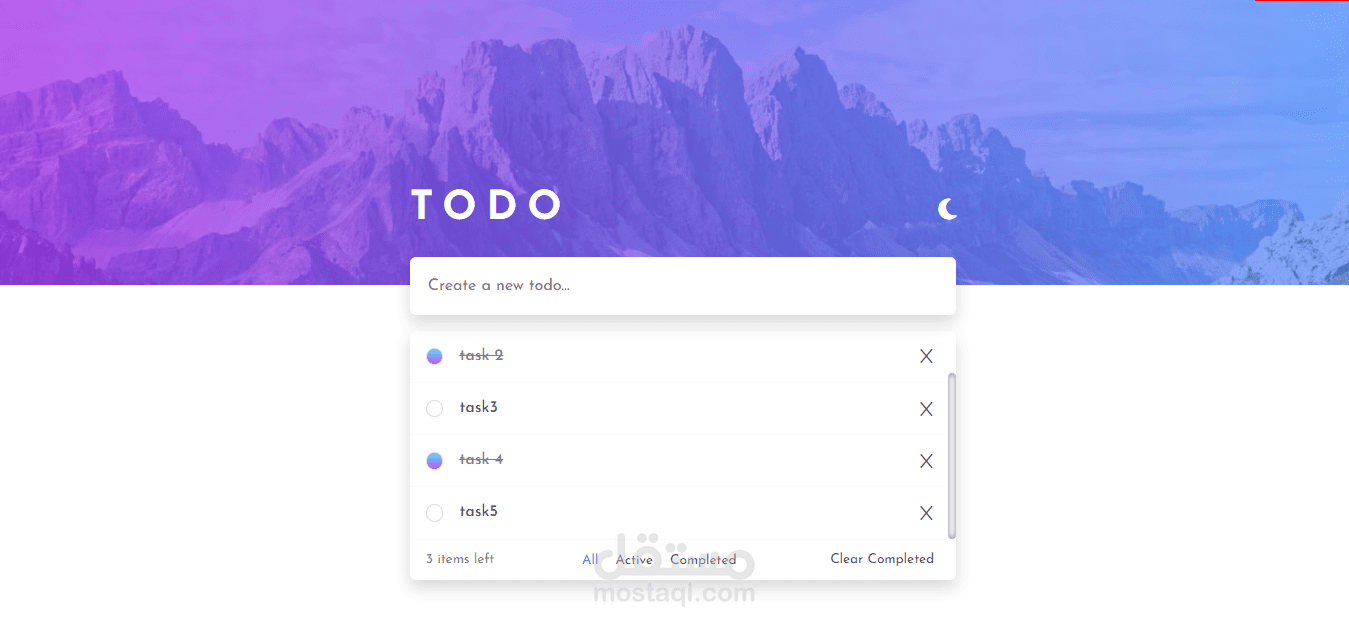 Advansed Todo List App