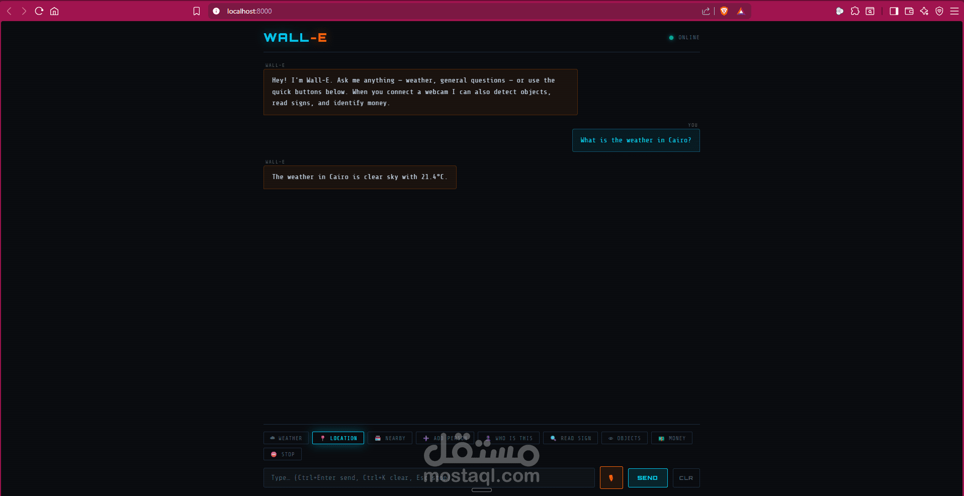 تطوير مساعد ذكي بالصوت والرؤية باستخدام الذكاء الاصطناعي (AI Assistant)