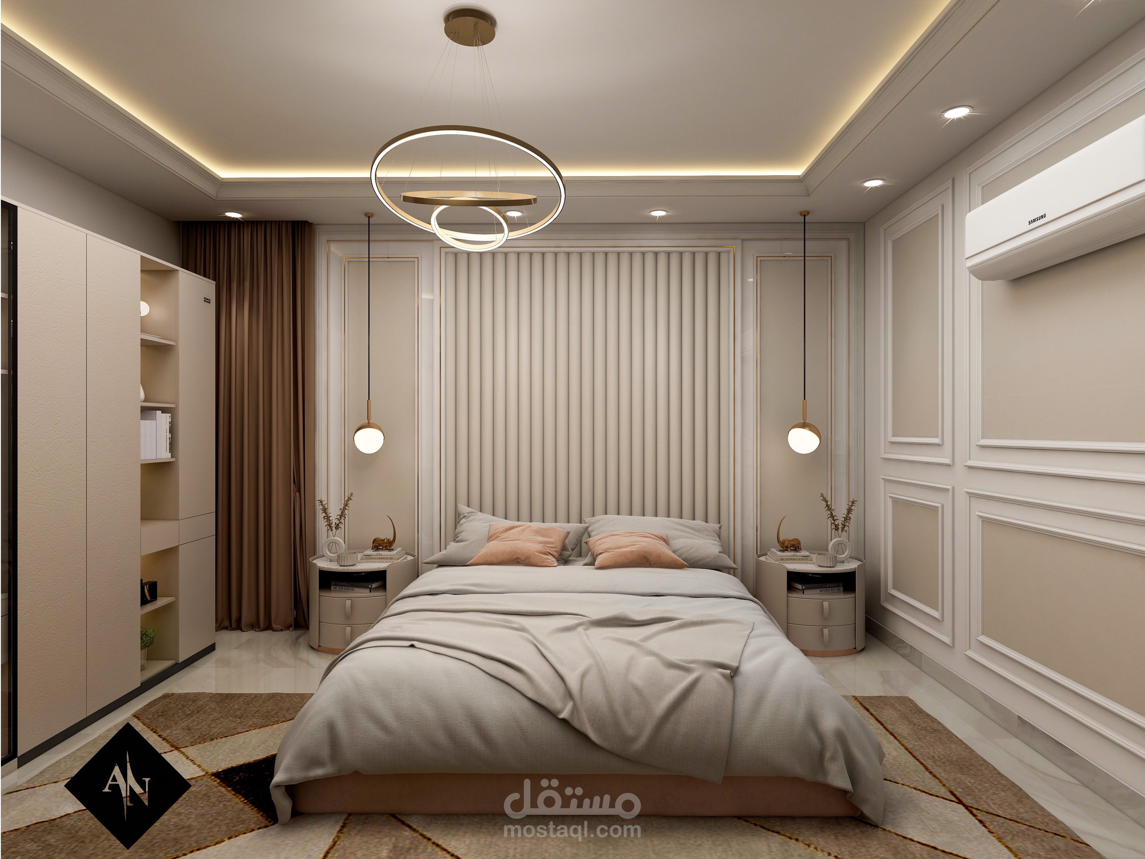 Modern master bedroom design