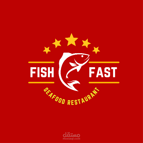 لوجو احترافي لمطعم أسماك