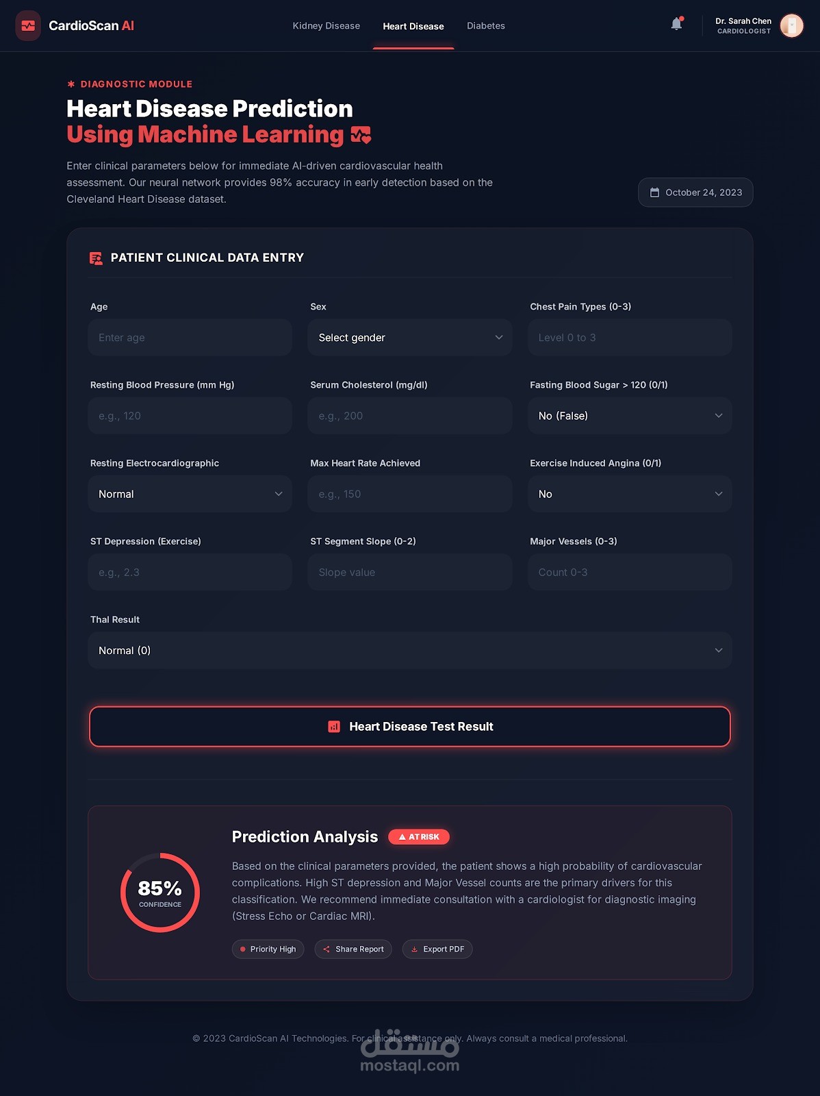 website for multiple diseases