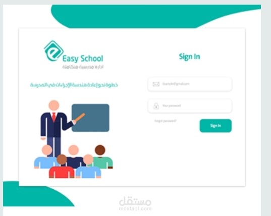 UI UX design for website login page