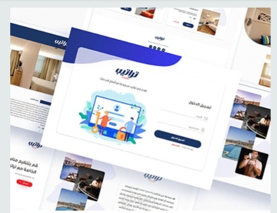 Trateeb website UI UX design