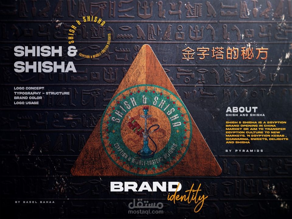 الوصفة السرية للهرم - هوية مرئية | Brand Identity