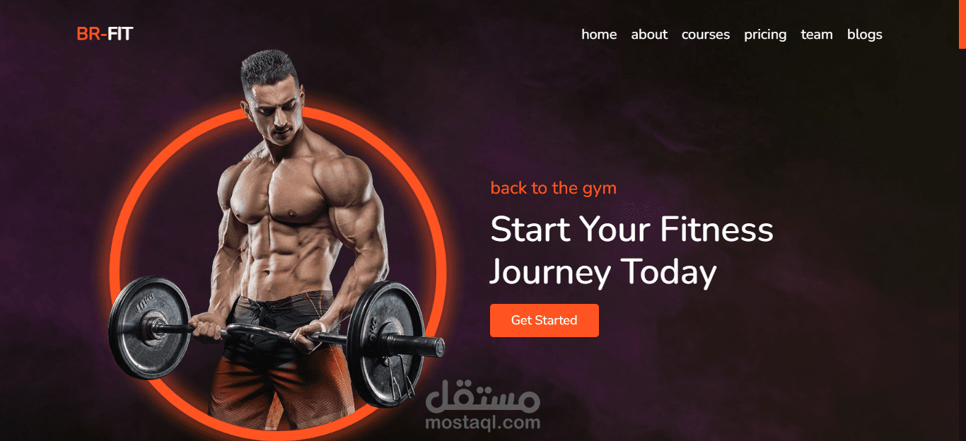 gym website