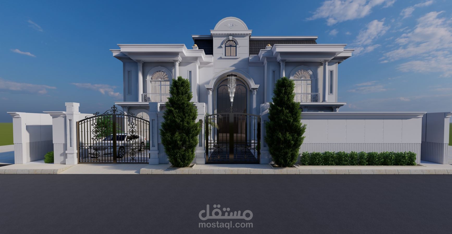 Modern classic villa design