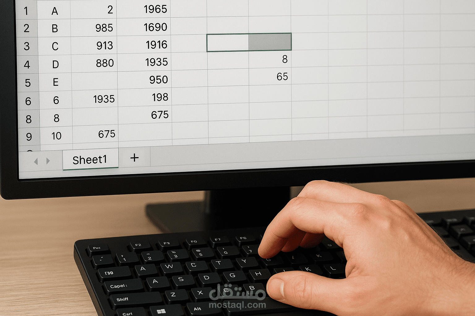 إدخال بيانات وتنظيم جداول Excel وGoogle Sheets باحترافية